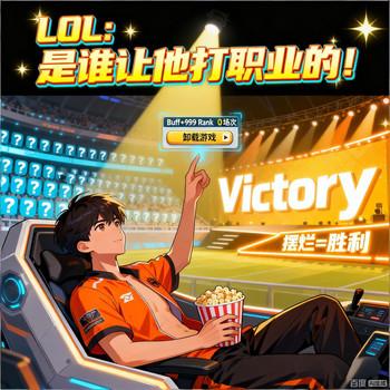 LOL：是谁让他打职业的！